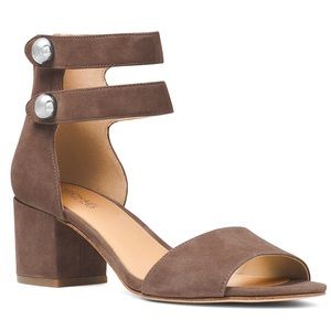 Michael Kors Maisie Mid Block Heel Sandals